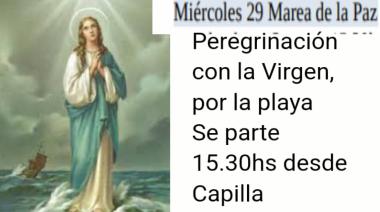 San Clemente será sede de la Marea de la Paz: Peregrinación por la playa con la Virgen de la Merced