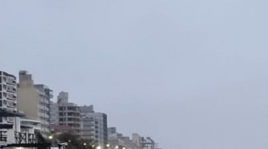 La nieve llegó al mar: leves nevadas sorprendieron en la Costa Atlántica bonaerense