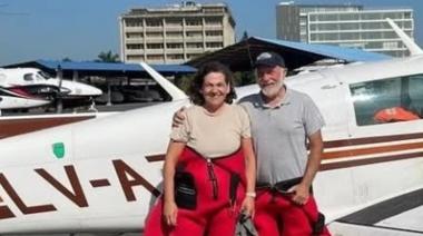 Marplatenses hicieron historia: cruzaron el Atlántico en su avión monomotor