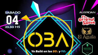 Noche retro en OBA: música y recuerdos de los 80 y 90