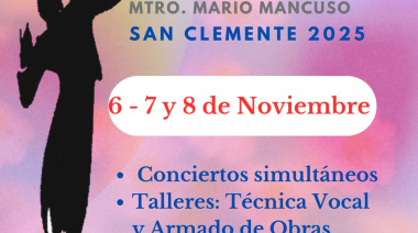 San Clemente será sede de los Encuentros Corales Bonaerenses 2025