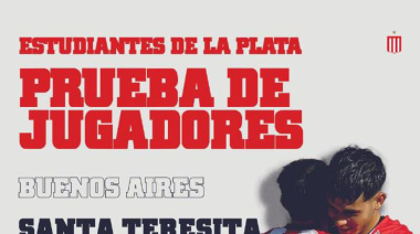 Estudiantes de La Plata realizará prueba de jugadores en Santa Teresita