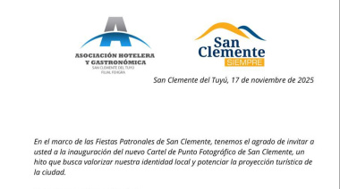 Inauguran el nuevo cartel turístico de San Clemente y presentan los adornos de “Mágico Diciembre”