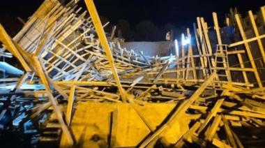 Un operario murió y tres resultaron heridos tras el derrumbe de una losa en Mar de Ajó