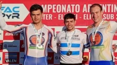 Lucas Vilar brilló en el Argentino de Pista y ganó cuatro medallas de oro en Mar del Plata