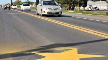 Instalan una estrella amarilla en Ruta 11 en memoria de Natalia Cabrera