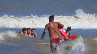 La Costa detalló las bajadas con guardavidas durante la segunda etapa del operativo