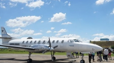 Villa Gesell recuperó la conectividad aérea: llegó el primer vuelo regular de Humming Airways