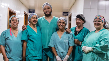 Por primera vez se realizó una artroplastia reversa de hombro en el Hospital Municipal de Mar de Ajó