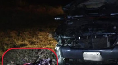 Murió un motociclista tras ser embestido por un auto en Nueva Atlantis