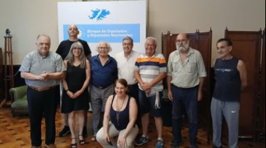 Pérez Esquivel se reunió con diputados de Unión por la Patria para rechazar cambios en la Ley de Glaciares y la privatización de AySA