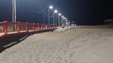Avanza la renovación del ingreso al muelle y la bajada a la playa