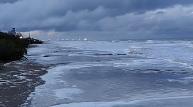 La sudestada provocó anegamientos y una fuerte crecida del mar en San Clemente