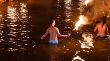 Comenzaron las antorchadas de guardavidas en el Partido de La Costa