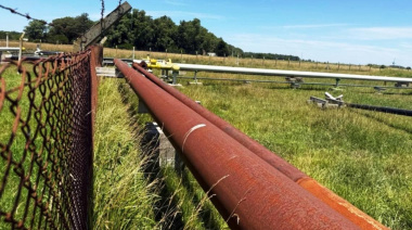 Stigas denunció el abandono de una obra clave del Gasoducto de la Costa en Las Armas