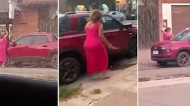 Una mujer destrozó a martillazos la camioneta de su ex pareja en General Madariaga