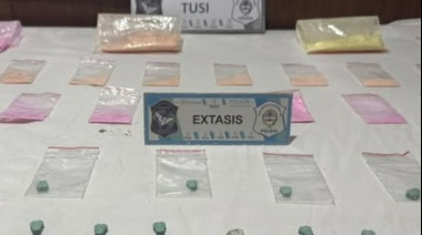 Secuestran drogas sintéticas y detienen a un joven por narcotráfico en Mar de Ajó