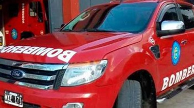 Incendio en la entrada de San Clemente del Tuyú