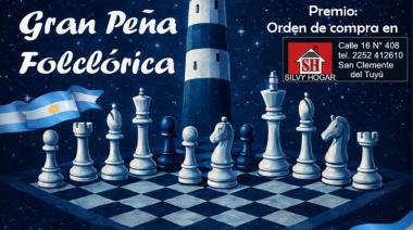 Gran peña folclórica para apoyar a ajedrecistas sanclementinos