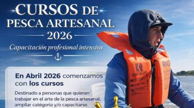 Lanzan los Cursos de Pesca Artesanal 2026 con formación profesional intensiva