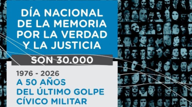 Santa Teresita será escenario del acto por el Día de la Memoria