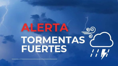 El SMN  advierte  por tormentas fuertes para el martes