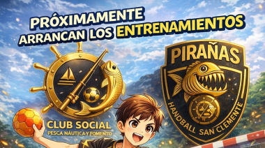 Comienzan los entrenamientos de handball para chicos en San Clemente