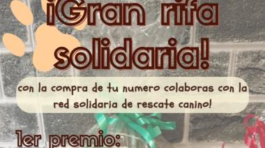 Rifa solidaria para apoyar el rescate canino y promover la tenencia responsable