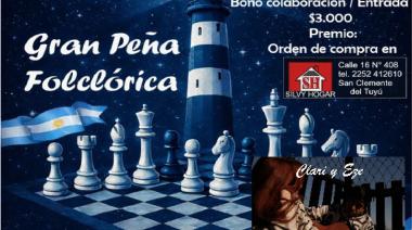 Gran peña folclórica para apoyar a jóvenes ajedrecistas de San Clemente