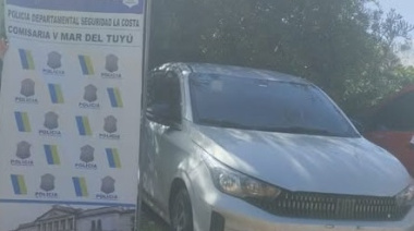 Recuperan en Mar del Tuyú un auto robado en Mar del Plata