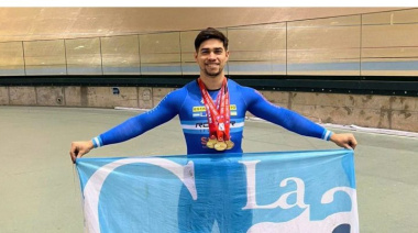 El costero Lucas Vilar se metió entre los 15 mejores del mundo en la Copa del Mundo de ciclismo en pista