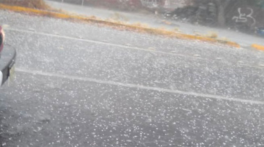 Granizo en San Clemente: caída leve y sin daños