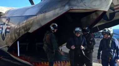 Milei participó en Mar del Plata de ejercicios navales junto a Estados Unidos