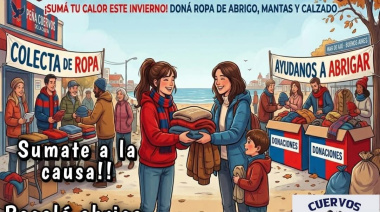 La Peña Cuervos La Costa lanzó la Campaña de Abrigo 2026