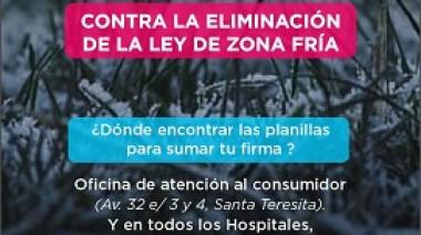 Juntan adhesiones para defender la Ley de Zona Fría
