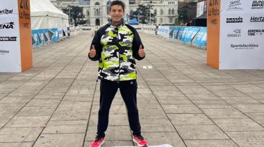 Diego Galván brilló en la Media Maratón Ciudad de La Plata y ganó su categoría