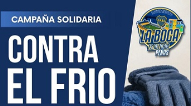 La Peña San Clemente Xeneize se suma a la campaña federal “Boca te abriga”