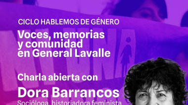 Dora Barrancos encabezará una charla abierta sobre género y desigualdades