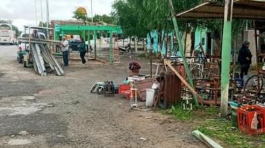 Retiraron puestos de venta instalados sobre la Ruta 63 en cercanías de Dolores