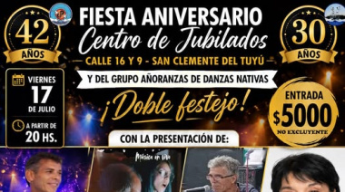El Centro de Jubilados celebra sus 42 años con una gran fiesta y el aniversario del Grupo Añoranzas