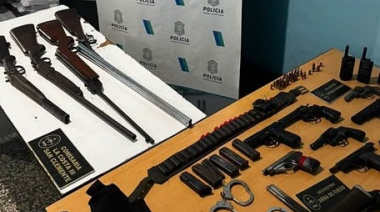 Detuvieron a "El Chuky" en San Clemente: secuestraron armas, droga y un auto con pedido de captura