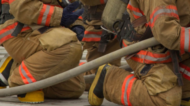 Se incendió un camión municipal durante la mañana de este lunes