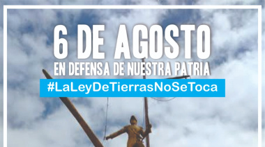 El 6 de agosto habrá una jornada en defensa de la soberanía y los recursos naturales