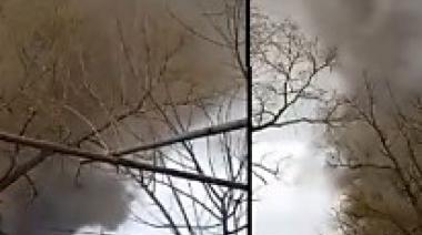 Un tornado causó graves destrozos en Santa Fe mientras avanza el temporal
