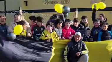 “No queremos dejar a los chicos sin jugar”: abrazo solidario al Club Las Toninas
