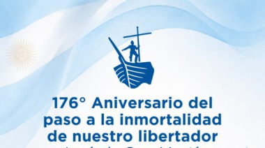 La Costa conmemorará el 176° aniversario del paso a la inmortalidad del General San Martín