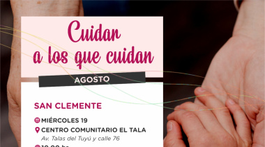 Taller “Cuidar a los que cuidan” para adultos en San Clemente