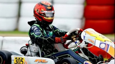 Dino Palmarochi volvió a subir al podio y sigue entre los protagonistas del Karting Metropolitano
