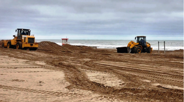 Polémica en Pinamar por el Enduro de Invierno: cuestionan las obras realizadas sobre la playa