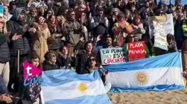 Protesta ambiental en Pinamar por el circuito del Enduro del Invierno